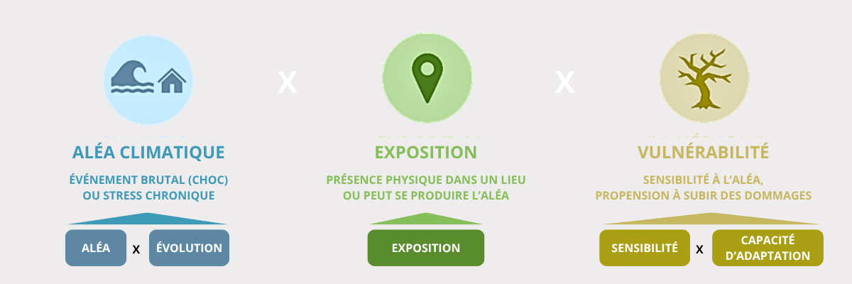 Adaptation au changement climatique - définition du risque climatique