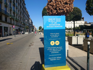 Expérimenter les mobilités alternatives grâce à l'urbanisme tactique Mobilités durables : expérimenter grâce à l'urbanisme tactique. Crédit : BL évolution/ Sébastien Marrec