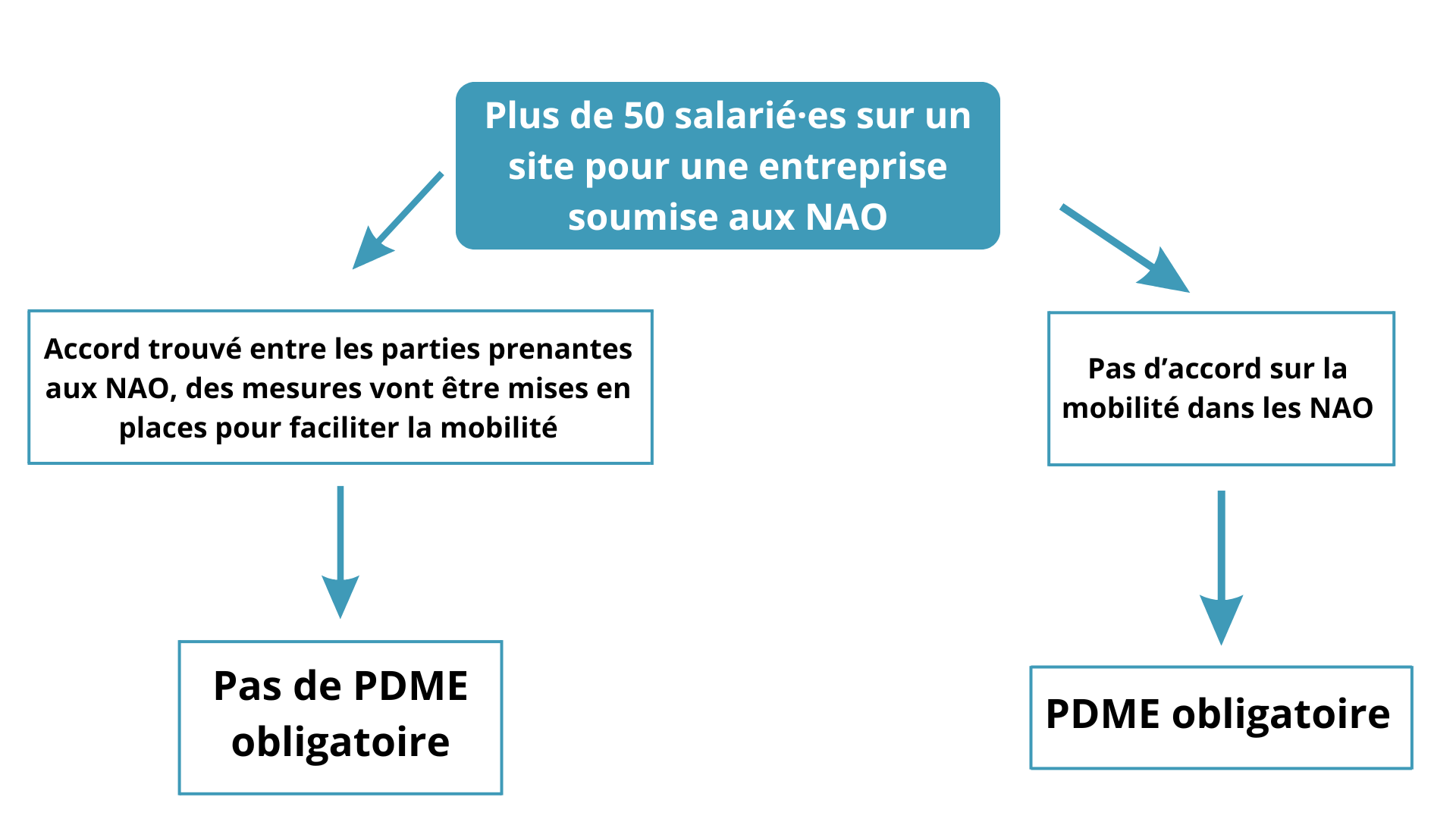 PDME obligatoire pour les sites de plus de 50 salariés dans une entreprise soumise aux NAO PDME obligatoire pour les sites de plus de 50 salariés dans une entreprise soumise aux NAO
